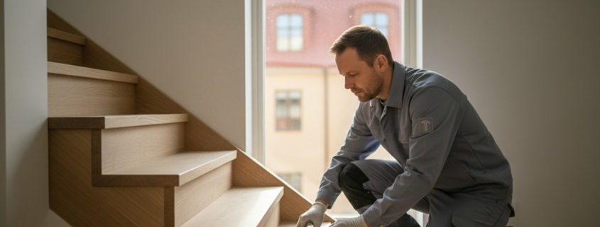 Knarrande trappa: Guide till att tysta din trätrappa 2026