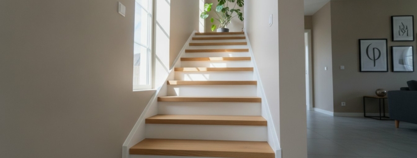 Målad trappa inspiration 2026: Idéer för en modern trapprenovering