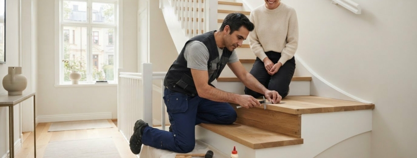 Trapprenovering med knarrgaranti och fast offert