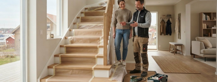 Hur lång tid tar en trapprenovering i Nynäshamn? Tidsåtgång och planering